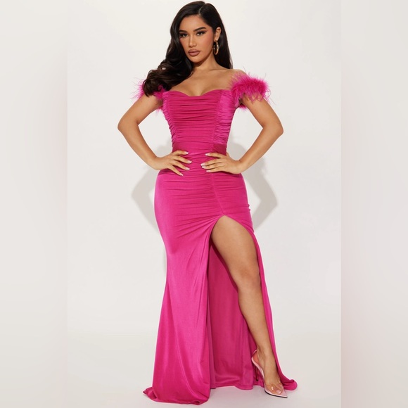 Sweet Tremaine Gown - Hot Pink - Picture 1 of 2
